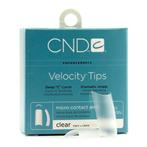 CND  Brisa Sculpting Gel  Velocity Clear Tips  Nr. 9, Verzenden, Nieuw