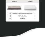 2dekans | Home by TEMPUR® Topper Hoeslaken - Nature – 90 x, Huis en Inrichting, Slaapkamer | Beddengoed, Ophalen of Verzenden