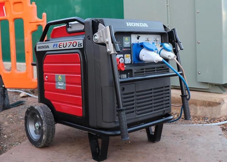 Honda EU70is generator aggregaat inverter 7000 watt, Doe-het-zelf en Verbouw, Aggregaten, Benzine, Nieuw, 5 tot 10 kVA