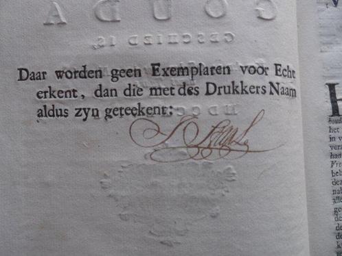 ( GOUDA) - Net en naauwkeurig verhaal, van het geen binnen, Antiek en Kunst, Antiek | Boeken en Bijbels