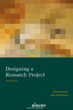 9789059315723 Designing a research project | Tweedehands, Verzenden, Zo goed als nieuw, Piet Verschuren