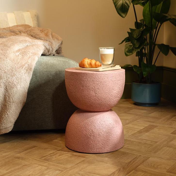 MgO bijzettafel - oudroze - 30 x 30 x 38 cm, Huis en Inrichting, Tafels | Bijzettafels, Nieuw, Verzenden