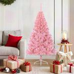 vidaXL Kunstmatig Voorverlicht Kerstboom met 150 LED Roze, Diversen, Kerst, Verzenden, Nieuw