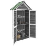 Tuinschuur 89x52,5x175 cm massief grenenhout grijs, Verzenden, Nieuw