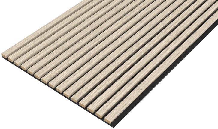 Akupanel Eiken Light Naturel 270 x 60 cm Lattenwand, Huis en Inrichting, Woonaccessoires | Wanddecoraties, Nieuw, Ophalen of Verzenden