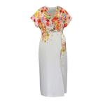 Backstage • linnen wikkeljurk Magali • M, Kleding | Dames, Jurken, Maat 38/40 (M), Verzenden, Nieuw, Wit