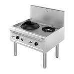 GGM Gastro | Gas wok fornuis - 1+1-pits - 36 kW | WHGS-1+1