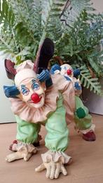 Jun Asilo - sculptuur, Tuimelende clowns - 34 cm - Hars, Antiek en Kunst