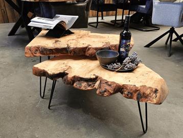 Salontafel | Echte eyecatcher | Boomstamtafel | Tafel beschikbaar voor biedingen
