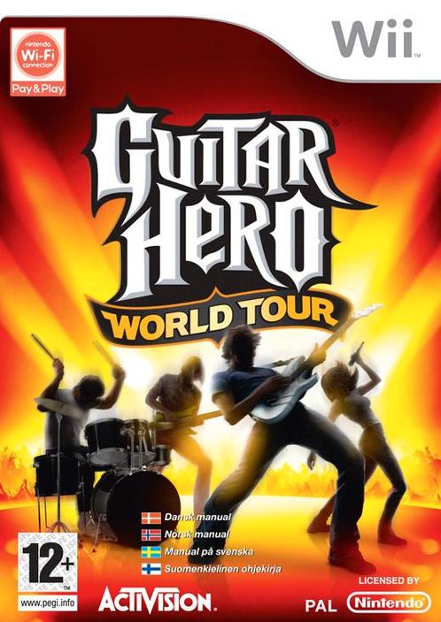 Guitar Hero World Tour-Standaard (Wii) Gebruikt, Spelcomputers en Games, Games | Nintendo Wii, Zo goed als nieuw, Ophalen of Verzenden