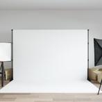 vidaXL Achtergrondstandaard 305x243 cm staal zwart, Verzenden, Nieuw