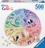 Circle of Colors - Animals Puzzel (500 stukjes) |, Hobby en Vrije tijd, Denksport en Puzzels, Verzenden, Nieuw