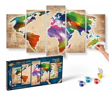 Schipper Schilderen op Nummer - Colorful World beschikbaar voor biedingen