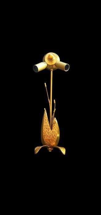 Wandlamp - Gouden appliqué toegeschreven aan het Maison, Antiek en Kunst, Curiosa en Brocante