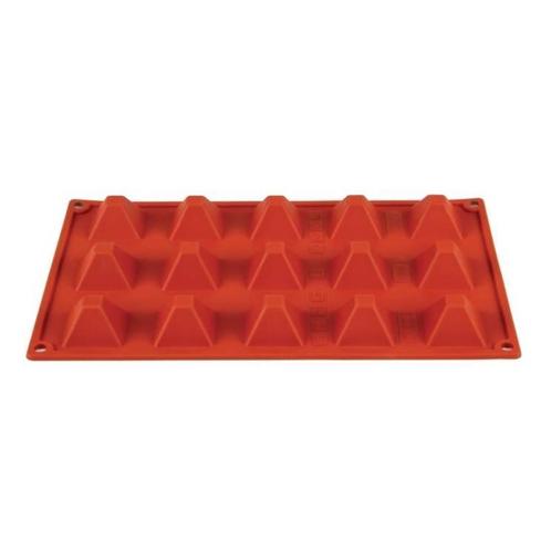 Siliconen bakvorm - 15 piramides, Zakelijke goederen, Horeca | Keukenapparatuur, Nieuw in verpakking, Verzenden
