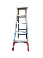 Professionele Aluminium Huishoudtrap - 2x5 Treden - Max...., Doe-het-zelf en Verbouw, Ladders en Trappen, Ophalen of Verzenden