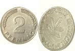 2 Pfennig Brd 66g magetisierbar/ Rnd teilplattiert !, Verzenden