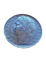 Italië, Republiek 100 Lire 1955 Minerva (Zonder