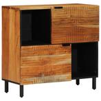vidaXL Dressoir 80x33x75 cm massief acaciahout, Huis en Inrichting, Woonaccessoires | Cd- en Dvd-rekken, Verzenden, Nieuw