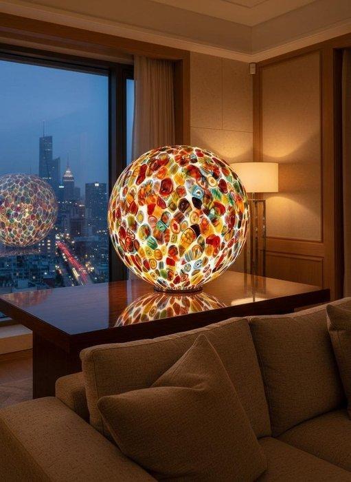 Tafellamp - Glas, Antiek en Kunst, Antiek | Lampen