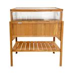 Plantenbak | Kweekbak | Kweektafel | 97,5x49x120 cm | Hout, Tuin en Terras, 100 cm of meer, Verzenden, Nieuw, Balkon