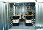 NIEUW: Milieucontainer 4m dubbele deuren lange zijde 1950mm, Zakelijke goederen, Machines en Bouw | Keten en Containers