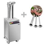 GGM Gastro | Hydraulische worstvuller - 15 liter - 750 Watt, Verzenden, Nieuw in verpakking, RVS Meubilair