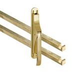 Pomp-espagnolet Elegant Messing Ongelakt Inclusief 2 Stangen, Ophalen of Verzenden, Nieuw