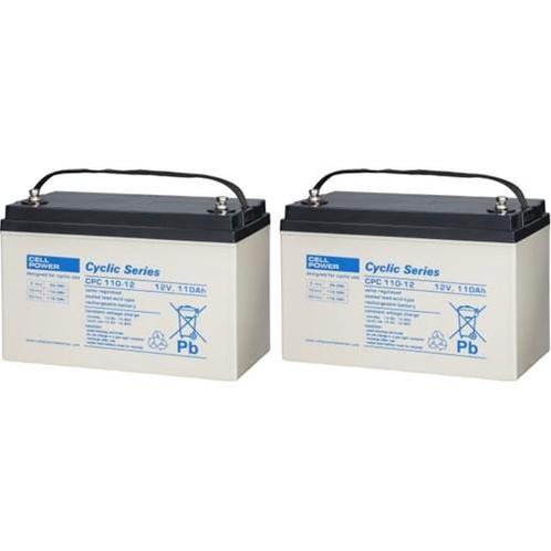 2 X Scootmobiel Agm Accu Set 110Ah, Auto diversen, Onderhoudsmiddelen, Verzenden