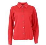 -25% Maicazz  Maicazz Mirza blouse scarlet red  maat 46, Kleding | Dames, Blouses en Tunieken, Verzenden, Nieuw, Rood