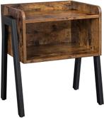 nachtkast -  - industrieel design - vintage - bruin-zwart, Ophalen of Verzenden, Nieuw, Modern