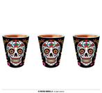Day of the Dead Schedel shotglazen Set (3st), Hobby en Vrije tijd, Feestartikelen, Ophalen of Verzenden, Nieuw