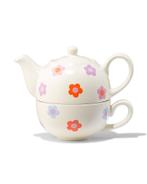 HEMA Theepot met kopje bloem 6=40% / 4=20% / 2=10%, Verzenden