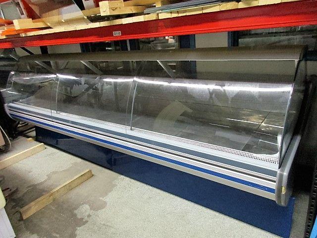 Koeltoonbank blauw, Koelvitrine, Koeltoog, 375cm, zonder, Witgoed en Apparatuur, Koelkasten en IJskasten, Gebruikt