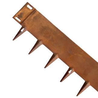 Borderrand | ECCO | 500 x 10 cm (Flexibel, Staal, Bruin), Tuin en Terras, Bielzen en Borders, Nieuw, Verzenden