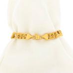 Gouden Figaro schakel armband | 17 cm, Sieraden, Tassen en Uiterlijk, Armbanden, Goud, Goud, Gebruikt, Verzenden