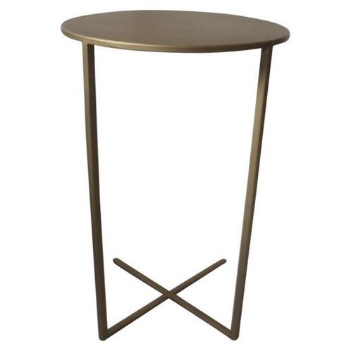 Xavi bijzettafel ø35x60cm goud, Huis en Inrichting, Stoelen, Nieuw, Ophalen of Verzenden