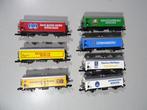 Märklin Z - Treinset (7) - 7 afgedekte goederenwagens met, Nieuw
