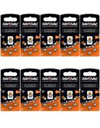 Rayovac Hoorbatterij Acoustic Hearing 13AU oranje (60 stuks), Ophalen of Verzenden, Nieuw