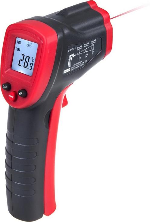 Infrarood thermometer - IR-pyrometer - contactloos, Doe-het-zelf en Verbouw, Overige Doe-het-zelf en Verbouw, Nieuw, Ophalen of Verzenden