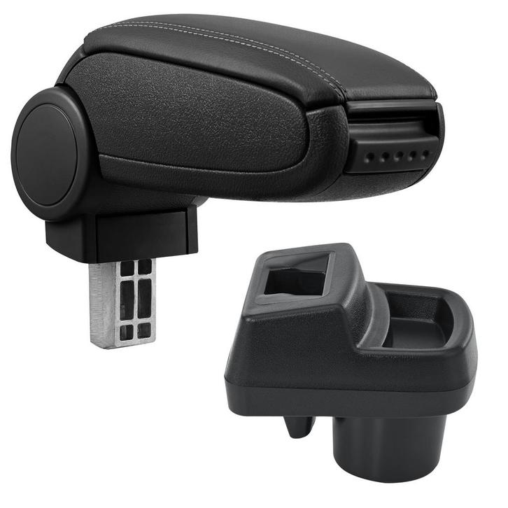 Armsteun voor Opel Corsa F vanaf 2019 kunstleer zwart met zw, Auto diversen, Auto-accessoires, Verzenden
