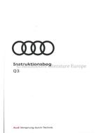 2018 AUDI Q3 INSTRUCTIEBOEKJE DEENS, Auto diversen, Handleidingen en Instructieboekjes