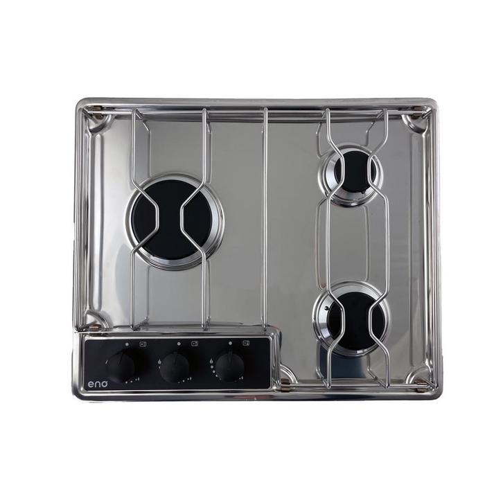 ENO 3-pits inbouw gaskomfoor Master 3-RVS 30 mBar, Watersport en Boten, Bootonderdelen, Nieuw, Ophalen of Verzenden