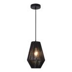 lux.pro Hanglamp Newtownabbey 160x20 cm E27 zwart, Verzenden, Nieuw