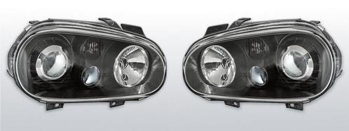 Koplampen Golf 4 | R32-Look | Xenon look lens | zwart, Auto-onderdelen, Verlichting, Nieuw, Volkswagen, Verzenden