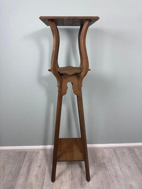 Tafel - Hout - Houten Planten Tafel, Antiek en Kunst, Kunst | Designobjecten
