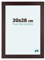 Fotolijst 20x28 cm - Mahonie - Hout - Dover, Huis en Inrichting, Woonaccessoires | Lijsten, Verzenden, Nieuw