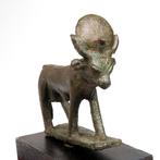 Oud-Egyptisch Brons Apis Stier, Antiek en Kunst