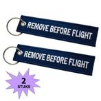 Fako Bijoux® - Sleutelhanger - Remove Before Flight -, Verzamelen, Nieuw, Verzenden