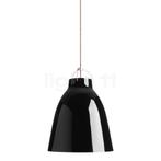 Fritz Hansen Caravaggio Hanglamp, zwart/kabel rood - ø¸25,, Verzenden, Nieuw